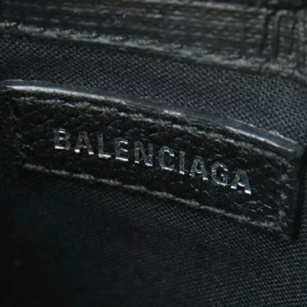 Balenciaga Shoulder Bag Shopping Phone Leather Black - Picture 10 of 11